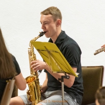 Michelwinnaden Jungmusikanten on stage